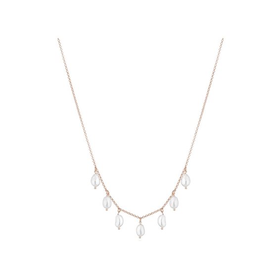 Collana Lelune Donna LELUNE GLAMOUR in Argento Perla LGNK285.1 - LGNK285.1